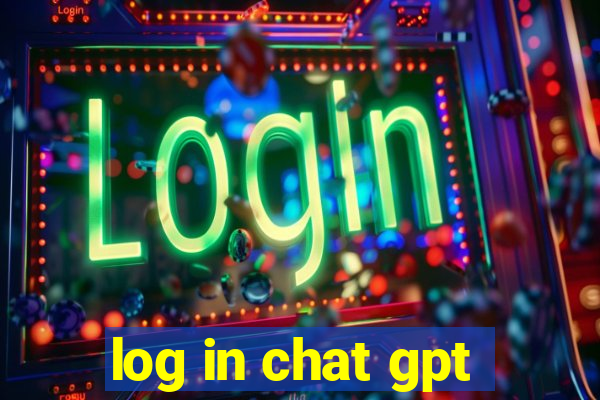 log in chat gpt